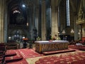 Zagreb, Croatia Ã¢â¬â March 2017. the cathedral altar, architectural, cultural and religious details from the cathedral